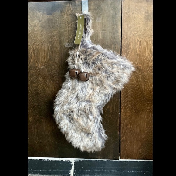 Holiday Faux Fur Stocking (NWT) - Picture 6 of 6